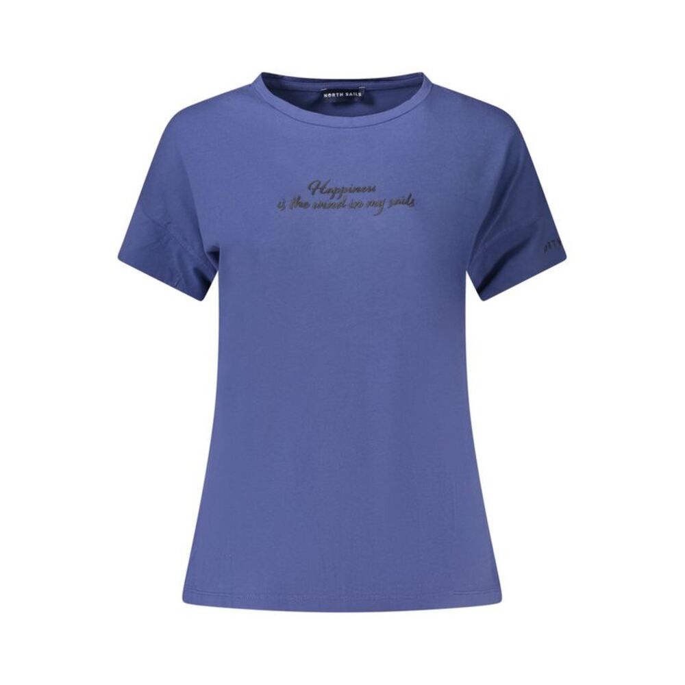 North Sails Blue Cotton Women Women's T-Shirt